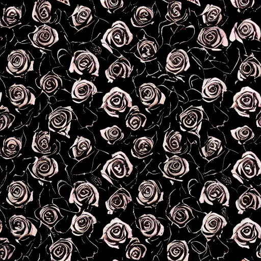 Image similar to black roses black background