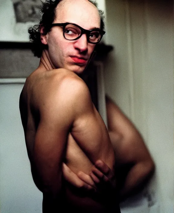 Image similar to portrait of jack harlow photographed by nan goldin