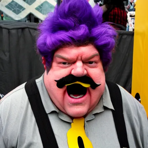 Image similar to Full-Cosplay Wario, played by George Wendt, 2011 Comic-Con, blog-photo