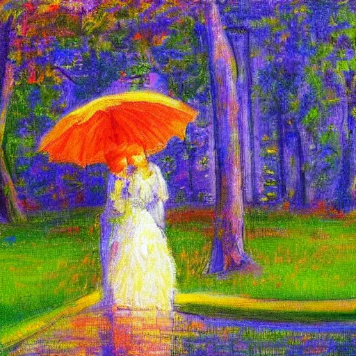 Image similar to impressionism art