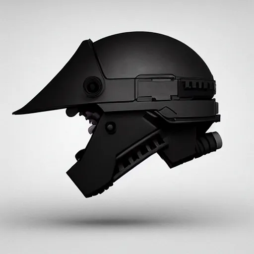 Image similar to cyberpunk helmet, concept art, artstation