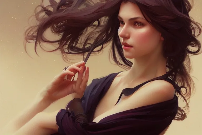 Image similar to Sensual beautiful perfect Polish woman, portrait, elegant, intricate, digital painting, artstation, concept art, smooth, sharp focus, illustration, art by artgerm and greg rutkowski and alphonse mucha