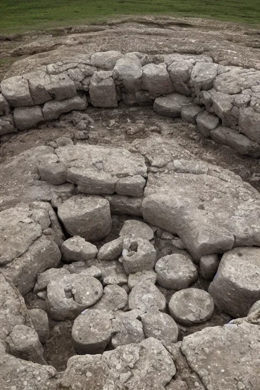 Image similar to 9,000-Year-Old Underground Settlement With Megalithic Stone Circle, Discovered Beneath The Mediterranean Sea