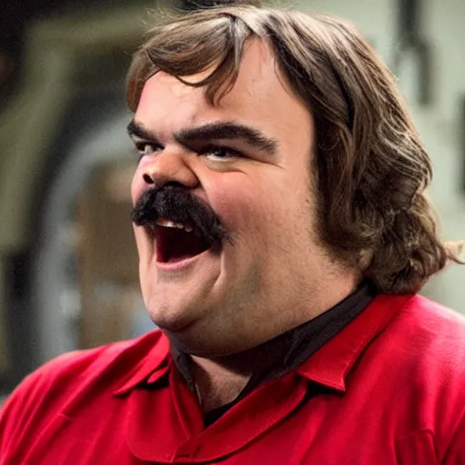 Prompt: jack black as satan