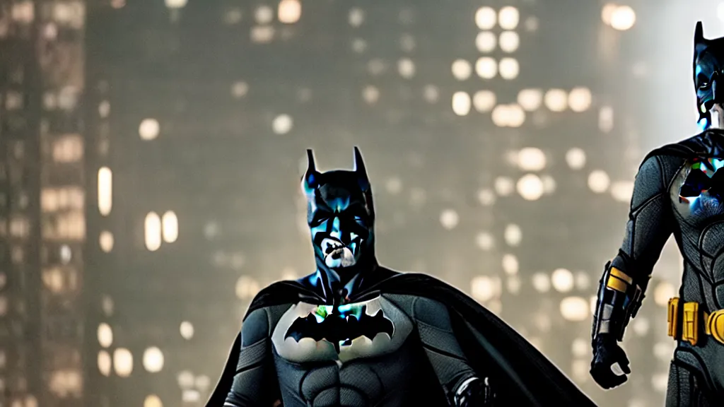 Prompt: a still of batman, from mr robot season 4 ( 2 0 1 9 )