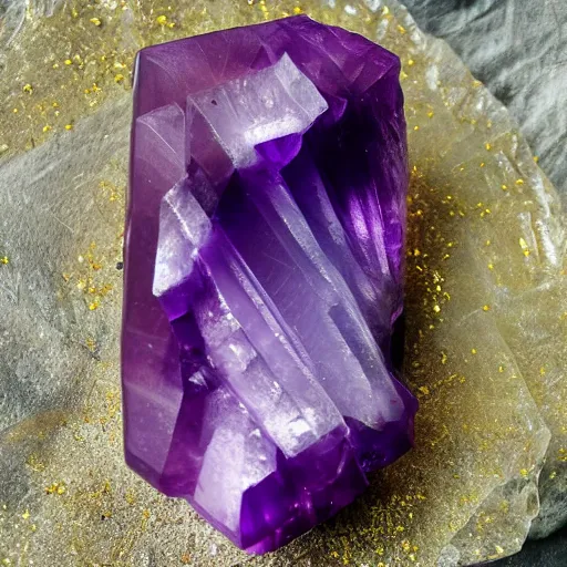 Image similar to amethyst fudge crystal