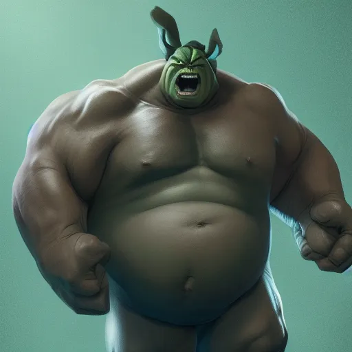 Prompt: Big Chungus is The Hulk, hyperdetailed, artstation, cgsociety, 8k
