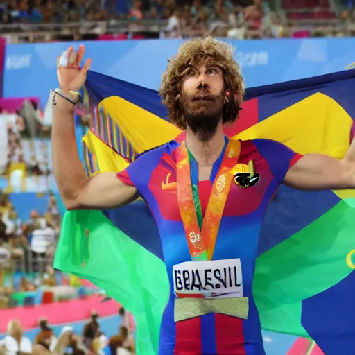 Image similar to hairy cobi from the Barcelona olympic games