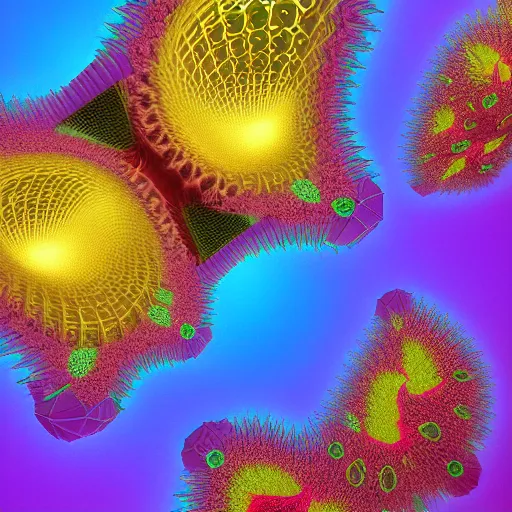 Image similar to hyperdimensional fractal 3d render