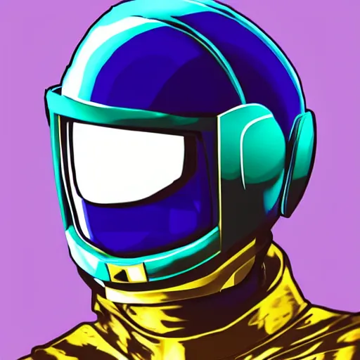 Image similar to shovel knight as daft punk, realist, digital art