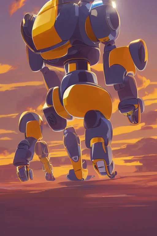 Image similar to metabots medabots medarotto medarot robot minimalist comics, behance hd by jesper ejsing, by rhads, makoto shinkai and lois van baarle, ilya kuvshinov, rossdraws global illumination ray tracing hdr radiating a glowing aura