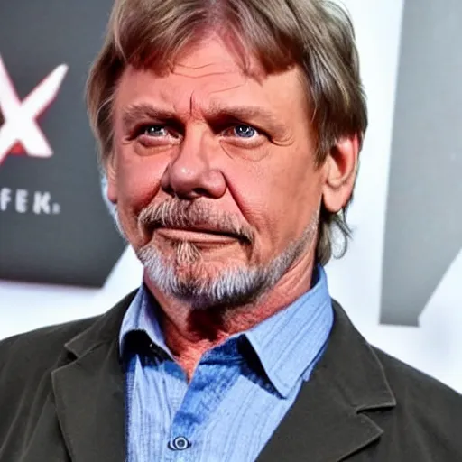 Image similar to mark hamill mixed with harrison ford