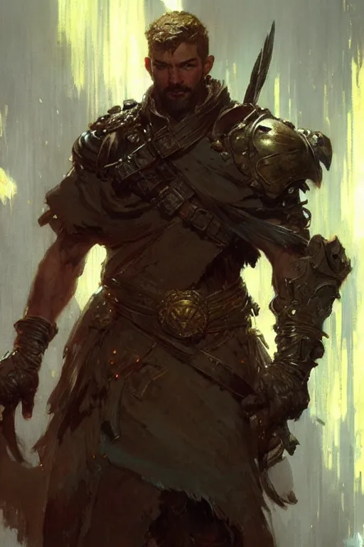 Prompt: valorant character portrait dnd, painting by gaston bussiere, craig mullins, greg rutkowski, yoji shinkawa