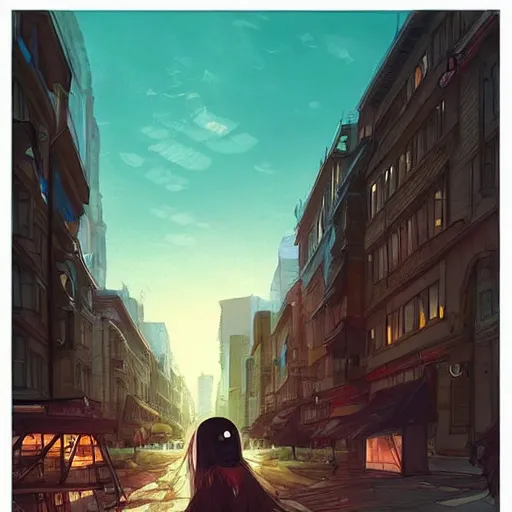 Image similar to cat sfinx walking on city, very detailed fine art, concept art, trend of artistation and devianart, style of ilia kuvshinov