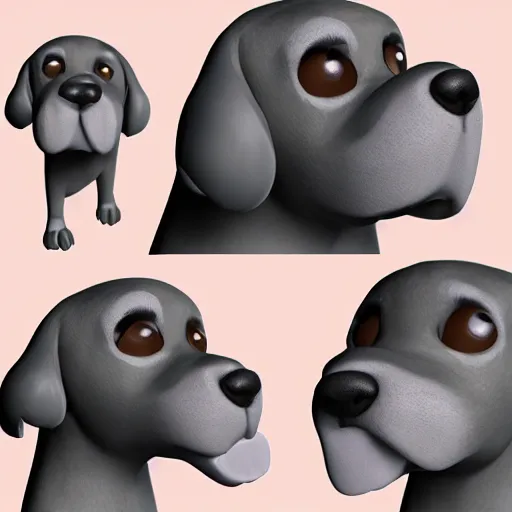 Image similar to detailed 3 d mesh of jake the dog from adventure time, zbrush, modeling space