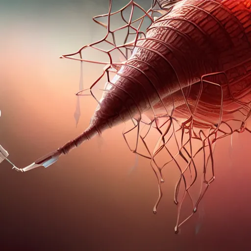 Prompt: a beautiful and delicate phage is eating bacteria, medical illustration, highly detailed, digital painting, artstation, concept art, movie still, smooth, sharp focus uhd 8 k