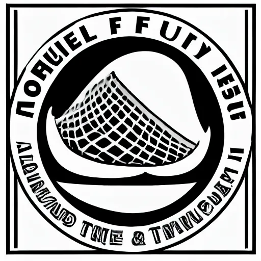 Image similar to emblem of the thule society, detailed, clean lines, black and white