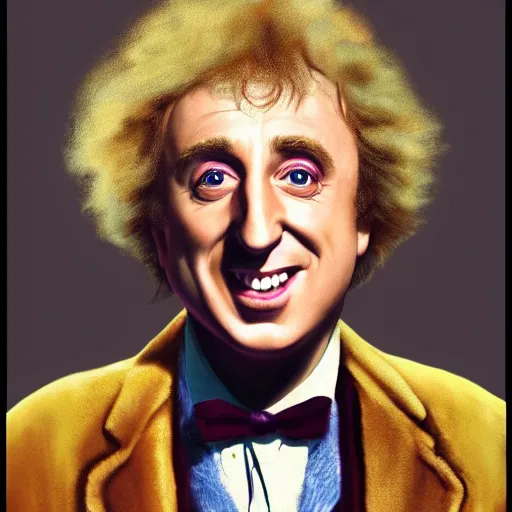 Image similar to highly detailed portrait of Gene Wilder, trending on artstation, 8k, high quality