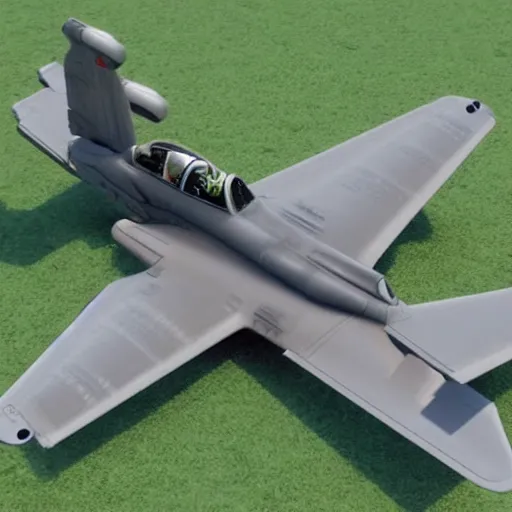 Image similar to toy a - 1 0 warthog plane, photorealistic, detailed