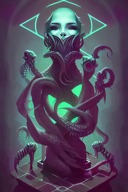 Prompt: isometric Cthulhu by Artgerm and WLOP, Pixiv