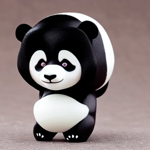 Image similar to panda, nendoroid, figurine, detailed product photo