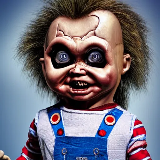 Prompt: Imploded Chucky