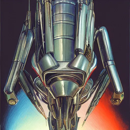 Prompt: coloured pencil of an alien scifi tech hardsurface shape form exploration, big medium small, artstation, colored marker, paper collage, syd mead, hr giger, concept art