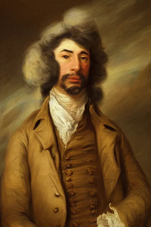 Image similar to a portrait of Joseph Joubert by Thomas Gainsborough, oil painting, masterpiece, old master, grand master, digital painting, concept art, smooth, sharp focus, illustration