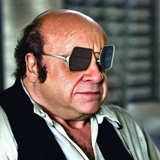 Prompt: Danny Devito as solid snake in metal gear solid, Playstation 1 graphics