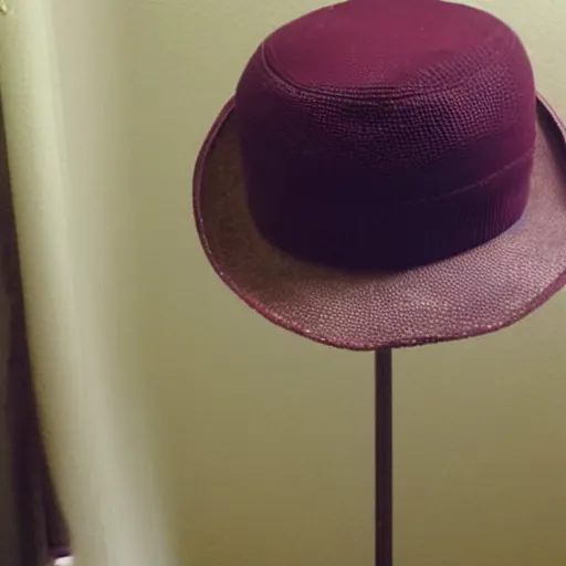 Prompt: i find a hat on my room.