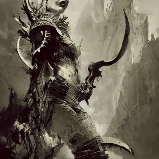 Prompt: Beautiful viking princess of the world destroying a toothy monster on a battlefield of destruction by Tsutomu Nihei, by Emil Melmoth, by stuz0r, Craig Mullins, yoji shinkawa, cross, artstation, peter morbacher, young, very attractive, pretty face, hyper detailed, very detailed, rendering by octane,