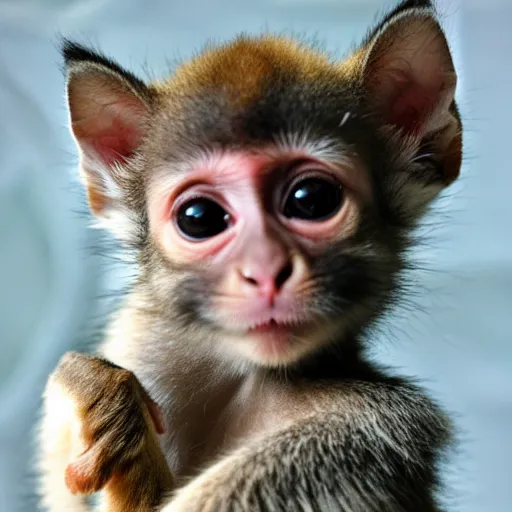 Image similar to a kangaroo baby monkey, kitten