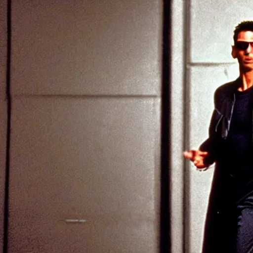 Prompt: jeff goldblum in the matrix