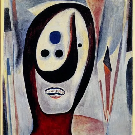 Image similar to by ernst wilhelm nay bleak. a beautiful experimental art of a giant head. the head is bald & has a big nose. the eyes are wide open & have a crazy look. the mouth is open & has sharp teeth. the neck is long & thin.