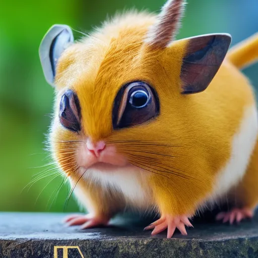Image similar to national geographic photo of raichu, pokemon in the wild, intricate, portrait, 8 k highly professionally detailed, hdr, award winning