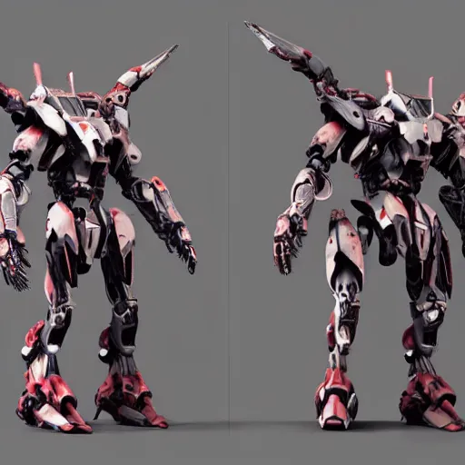 Image similar to very symmetrical!! armored crab concept mecha suit from anthem video game, by miguel angel martinez monje, by vitaly bulgarov, by yoji shinkawa, by joss nizzi, by shoji kawamori, horizon zero dawn, bioware, mecha, deviantart, artstation, marmoset toolbag render, unreal engine