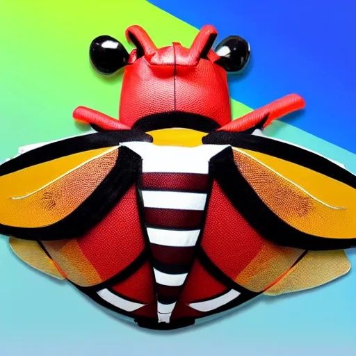 Prompt: sports team mascot, bug fly mascot costume, cocroach, the house fly, football mascot, anthropomorphic horsefly bug HD official photo, high quality costume