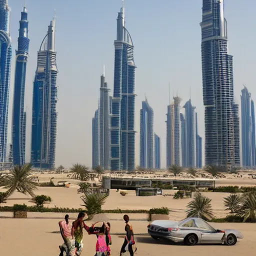 Image similar to gta : dubai, by alice russel glenny