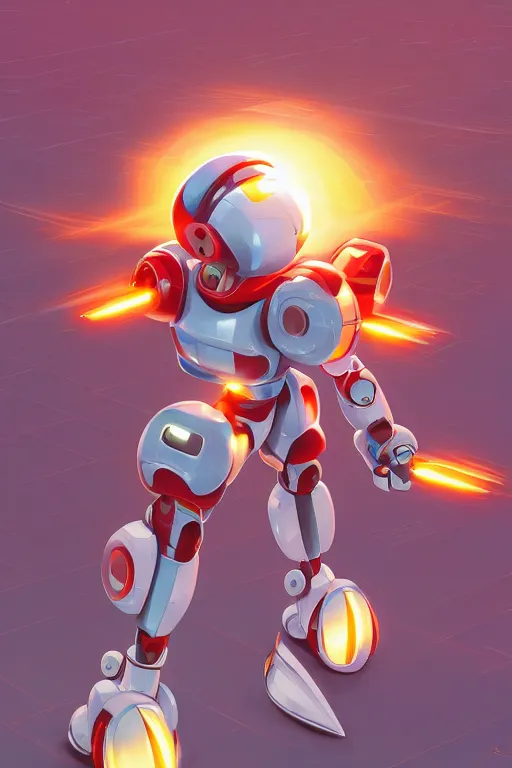 Image similar to metabots medabots medarotto medarot robot minimalist comics, behance hd by jesper ejsing, by rhads, makoto shinkai and lois van baarle, ilya kuvshinov, rossdraws global illumination ray tracing hdr radiating a glowing aura