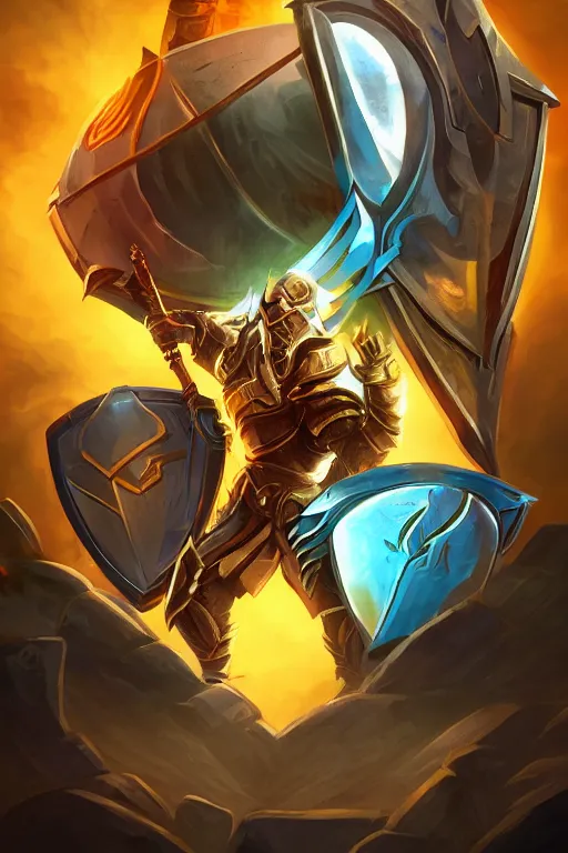 Image similar to shield fantasy epic legends game icon stylized digital illustration radiating a glowing aura global illumination ray tracing hdr fanart arstation by ian pesty and katarzyna da „ bek - chmiel