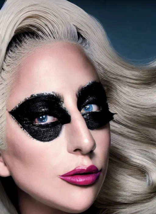 Image similar to lady gaga photoshoot inspired by intel, technology , magazine, Highly realistic. High resolution. Highly detailed. Dramatic. 8k.4k.