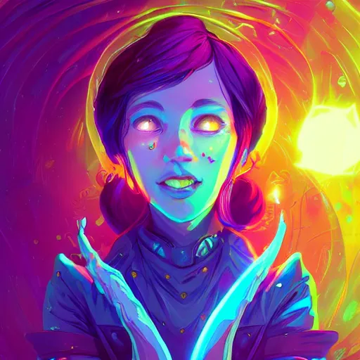 Image similar to skill magic deepdream radiating a glowing aura stuff loot legends stylized digital illustration video game icon artstation lois van baarle, ilya kuvshinov, rossdraws,