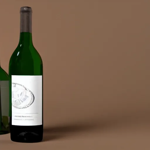 Prompt: matt leblanc face as label!!!! on a wine bottle body, 3 d, octane render