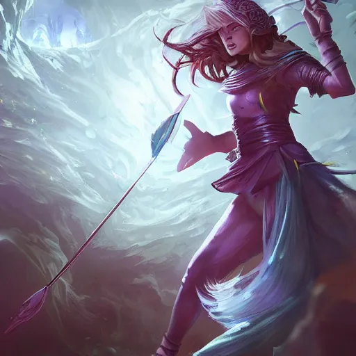 Image similar to the ethereal mage, artstation, mystical, action shot