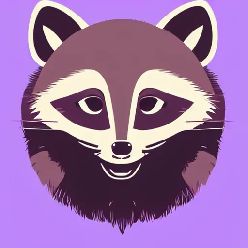 Image similar to raccoon. clean cel shaded vector art. shutterstock. behance hd by lois van baarle, artgerm, helen huang, by makoto shinkai and ilya kuvshinov, rossdraws, illustration,