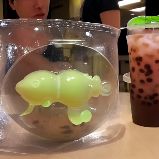 Image similar to Blobfish bubble tea