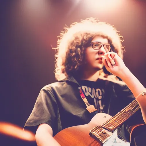 Prompt: teenage Benjamin Franklin at a mid-90s rock concert, XF IQ4, 150MP, 50mm, F1.4, ISO 200, 1/160s, natural light, Adobe Photoshop, Adobe Lightroom, photolab, Affinity Photo, PhotoDirector 365