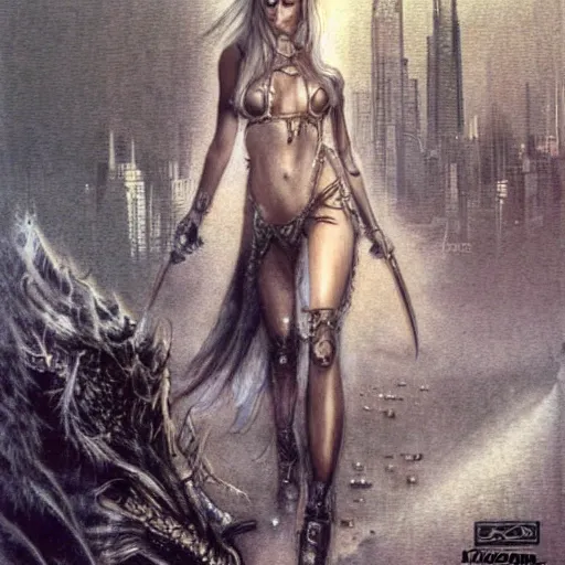 Image similar to gta : dubai by luis royo