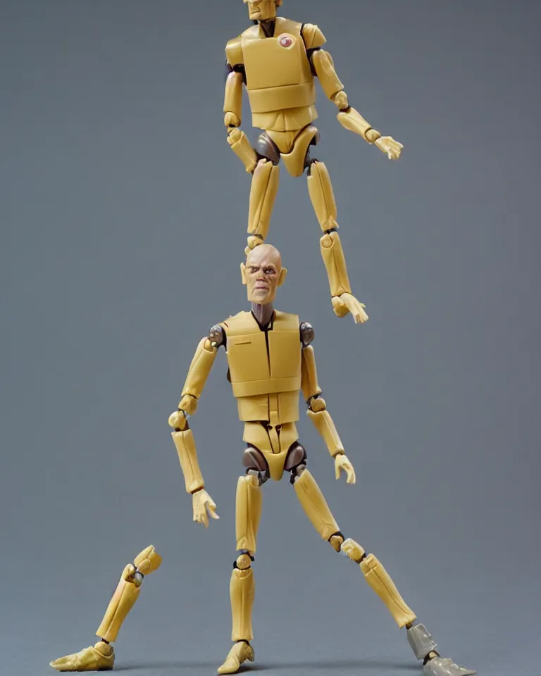 Image similar to photo of a kenner 1 9 8 0's action figure, five points of articulation, normal human proportions, sci - fi, 8 k, full body