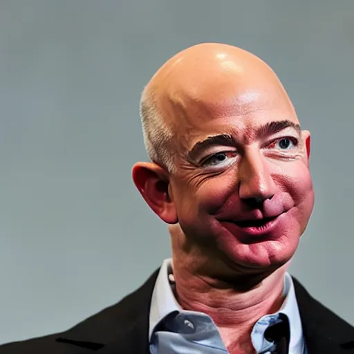 Image similar to jeff bezos as a bum